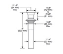 Delta RP47648RB D-Grid Strainer Assembly 1H Lav 