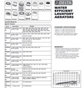 Delta RP60983 Pressure Compensating Aerator For 1.5 Gpm Pluto Models 