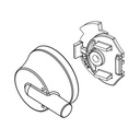 Delta RP73378 Trinsic Temperature Cap And Knob 17 Series