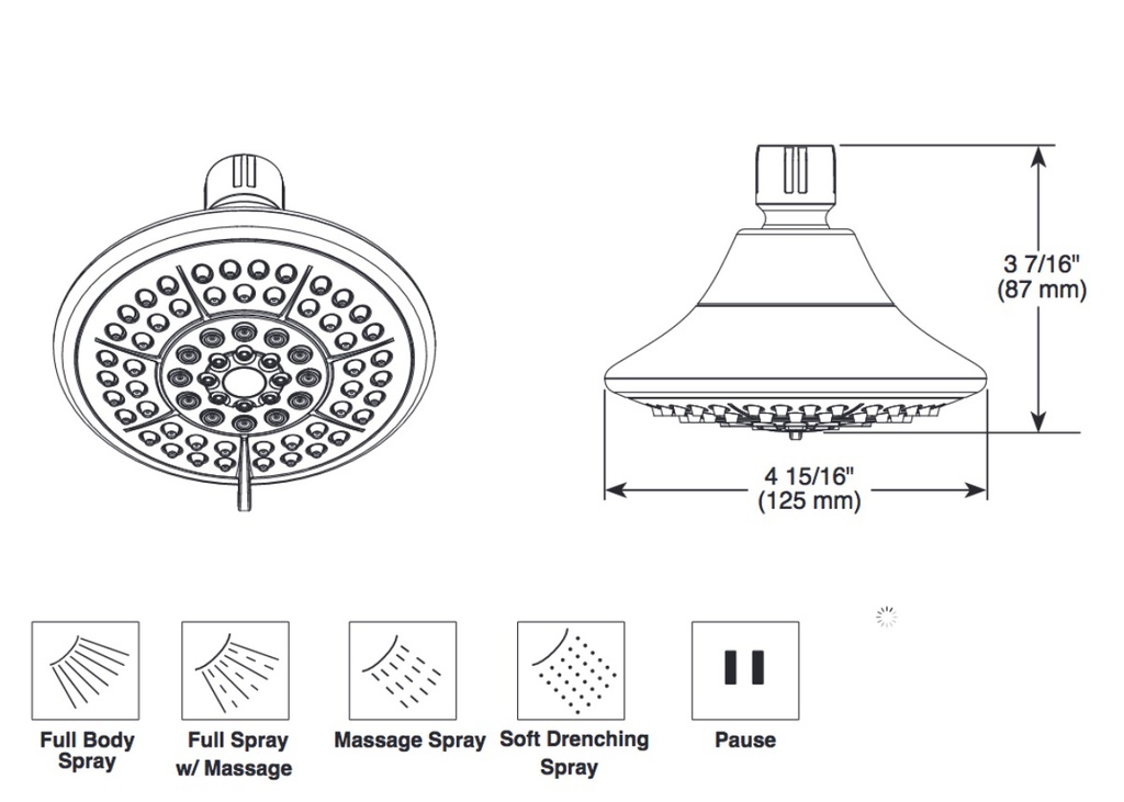 Delta RP78575 5-Setting Touch-Clean Showerh Ad 