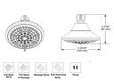 Delta RP78575RB 5-Setting Touch-Clean Showerh Ad 
