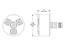 Delta SH5005-SS-PR Massaging Body Spray Sprayheadmassaging W/H2Okinetic(R)