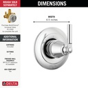 Delta T11835 Saylor 3 Setting Diverter Trim