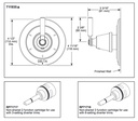 Delta T11835 Saylor 3 Setting Diverter Trim