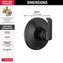 Delta T11889-BL Tetra 3-Setting Diverters