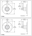 Delta T11956-CZ Dorval Diverter Trim 6-Setting 1L 