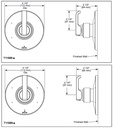 Delta T11989-SS-PR Tetra 6-Setting Diverters