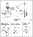 Delta T13120-CDN Classic Monitor 13 Series Tub Only- Trim 