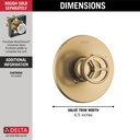 Delta T14058-CZ Trinsic Valve Only Trim 1L