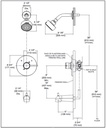 Delta T14059-BL-PP Modern Cylindrical Round Contemporary Valve Only Pp