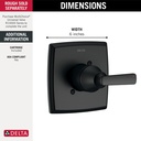Delta T14064-BL Ashlyn Valve Only Trim 