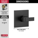 Delta T14067-BL Ara 14 Series Mc Valve Trim 