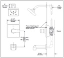 Delta T14067-BL Ara 14 Series Mc Valve Trim 