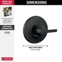 Delta T14072-BL 14 Series Valve Only Trim