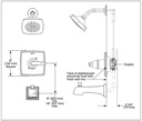 Delta T14164-SS Ashlyn Tub Only Trim 