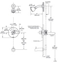 Delta T14234 Wynne Shower Only Ch 