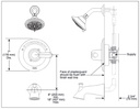 Delta T14238-LHD Lahara Monitor(R) 14 Series Shower Trim 