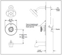 Delta T14258-CZ Trinsic H2O Shower Trim 1L 1