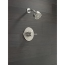 Delta T14259-SS-PP Modern Cylindrical Round Contemporary Shower Only Pp