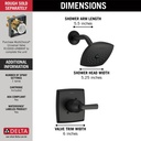 Delta T14264-BL Ashlyn Shower Only Trim 
