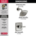 Delta T14264-SS Ashlyn Shower Only Trim 