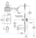 Delta T14267-PP Modern Angular Shower Only Trim