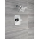 Delta T14267-PP-LHD Modern Angular Shower Only Trim Less Head