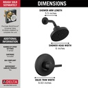Delta T14272-BL 14 Series Shower Trim With H2Okinetic