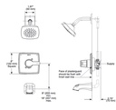 Delta T14281 Kami Shower Only Trim 
