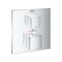 Grohe 24157000 Grohtherm Cube Single Function 2 Handle Thermostatic Trim Chrome 1