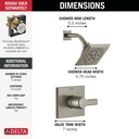 Delta T14299-SS-PR 14 Series Shower Only Trim