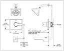 Delta T14299-PR-LHD 14 Series Shower Only Trim Less Head