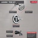 Delta T14438 Lahara Tub/Shower Trim 