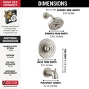 Delta T14458-SS Trinsic H2O Tub/Shower Trim