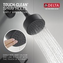 Delta T14459-BL-PP Modern Cylindrical Round Contemporary Tub Shower Pp