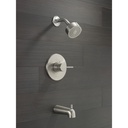 Delta T14459-SS-PP Modern Cylindrical Round Contemporary Tub Shower Pp