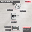 Delta T14464 Ashlyn Tub/Shower Trim 