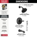 Delta T14489-BL Tetra 14 Series Tub Shower Trim