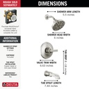 Delta T14489-SS-PR Tetra 14 Series Tub Shower Trim
