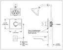 Delta T14499-PR 14 Series Tub And Shower Trim