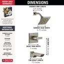Delta T14499-SS-PR 14 Series Tub And Shower Trim