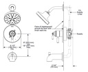 Delta T17035 Saylor 17 Series Valve Only Trim