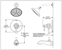 Delta T17056 Dorval Valve Only Trim 1L 17S 