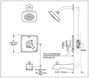 Delta T17064-BL Ashlyn Monitor(R) 17 Series Valve Only 