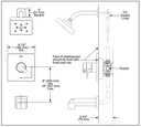 Delta T17067-SS Ara Ara: 17 Series Mc Valve Trim 