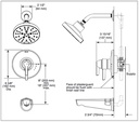 Delta T17072-SS-PR 17 Series Valve Only Trim