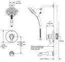 Delta T17089-CZ-PR Tetra 17 Series Valve Only
