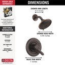 Delta T17238-RB Lahara Shower Only Trim 