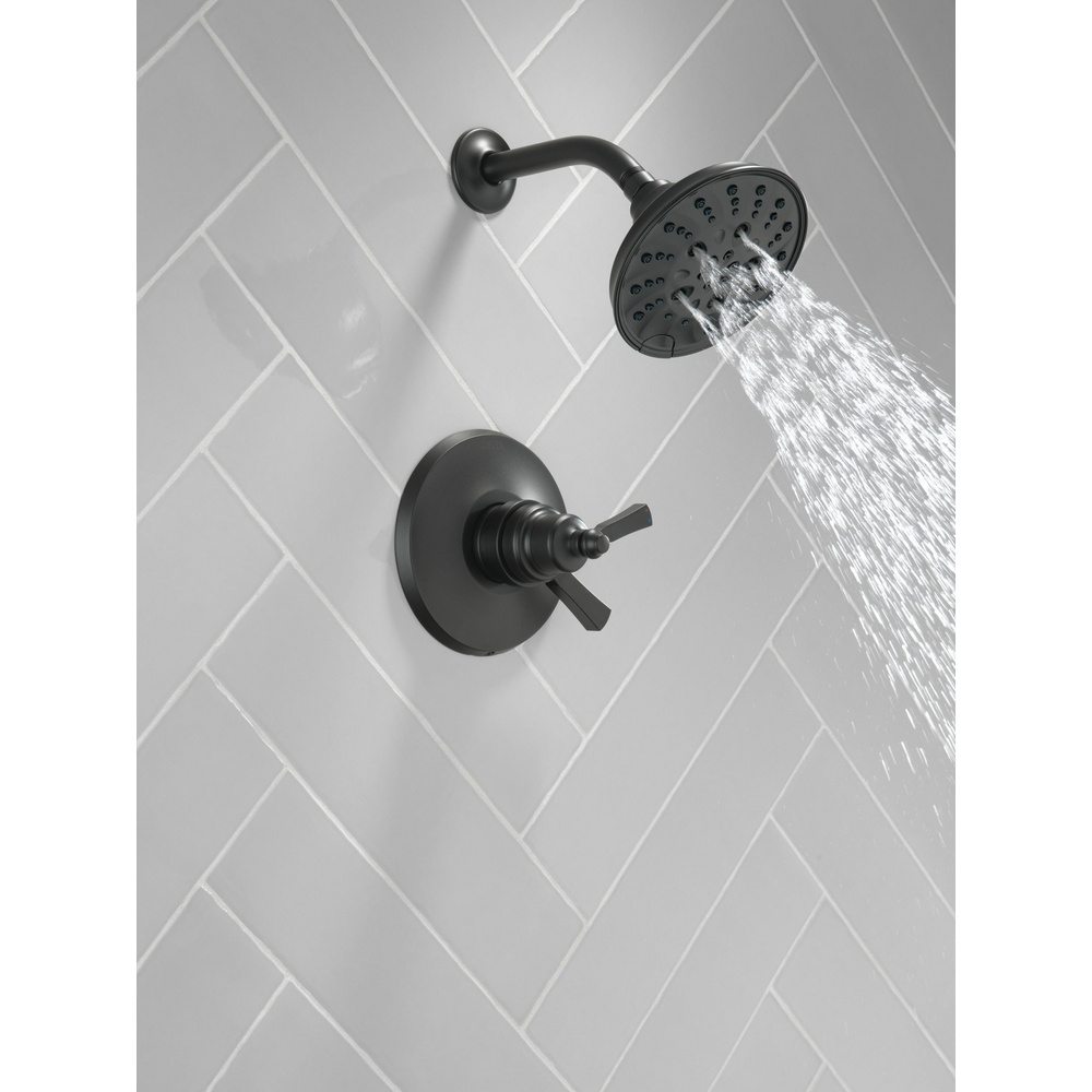 Delta T17256-BL Dorval H2O 5-Setting Shower Trim 1L 17S 