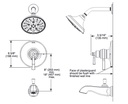 Delta T17256-CZ Dorval 17 Series Shower Only Trim 7S 